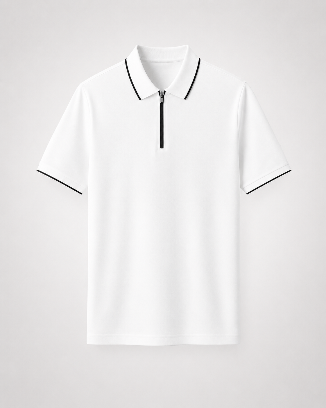 Corbin Tipped Zip Polo
