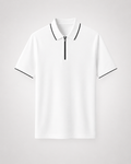 Corbin Tipped Zip Polo